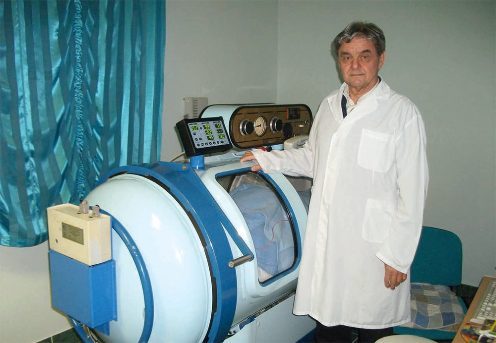 dr Cveta Gerić i hiperbarična komora